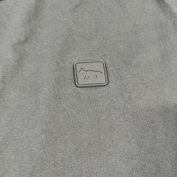 Maison Kitsuné Shirt Mens Small Black Café Kitsuné Patch Logo Cotton Tee - Picture 4 of 8